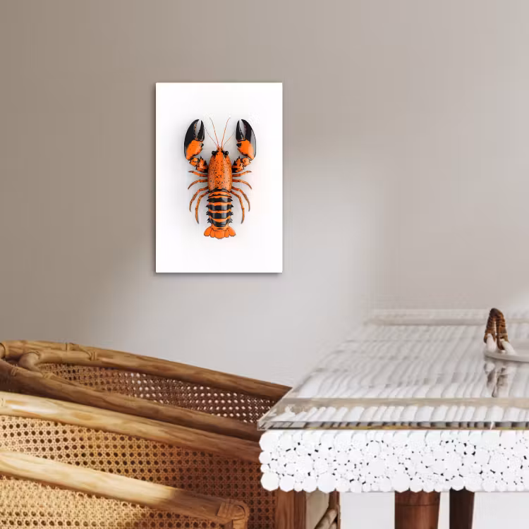 Tableau sur toile - Cancer - Noir - Orange - Blanc - Unique — 3