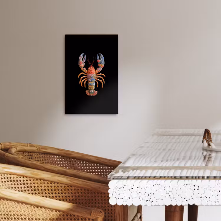 Tableau sur toile - Cancer - Broderie - Coloré - Fleurs — 4