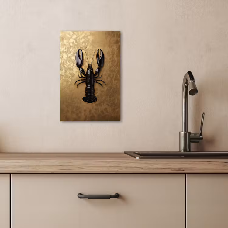 Tableau sur toile - Cancer - Noir - Or - Luxe — 2