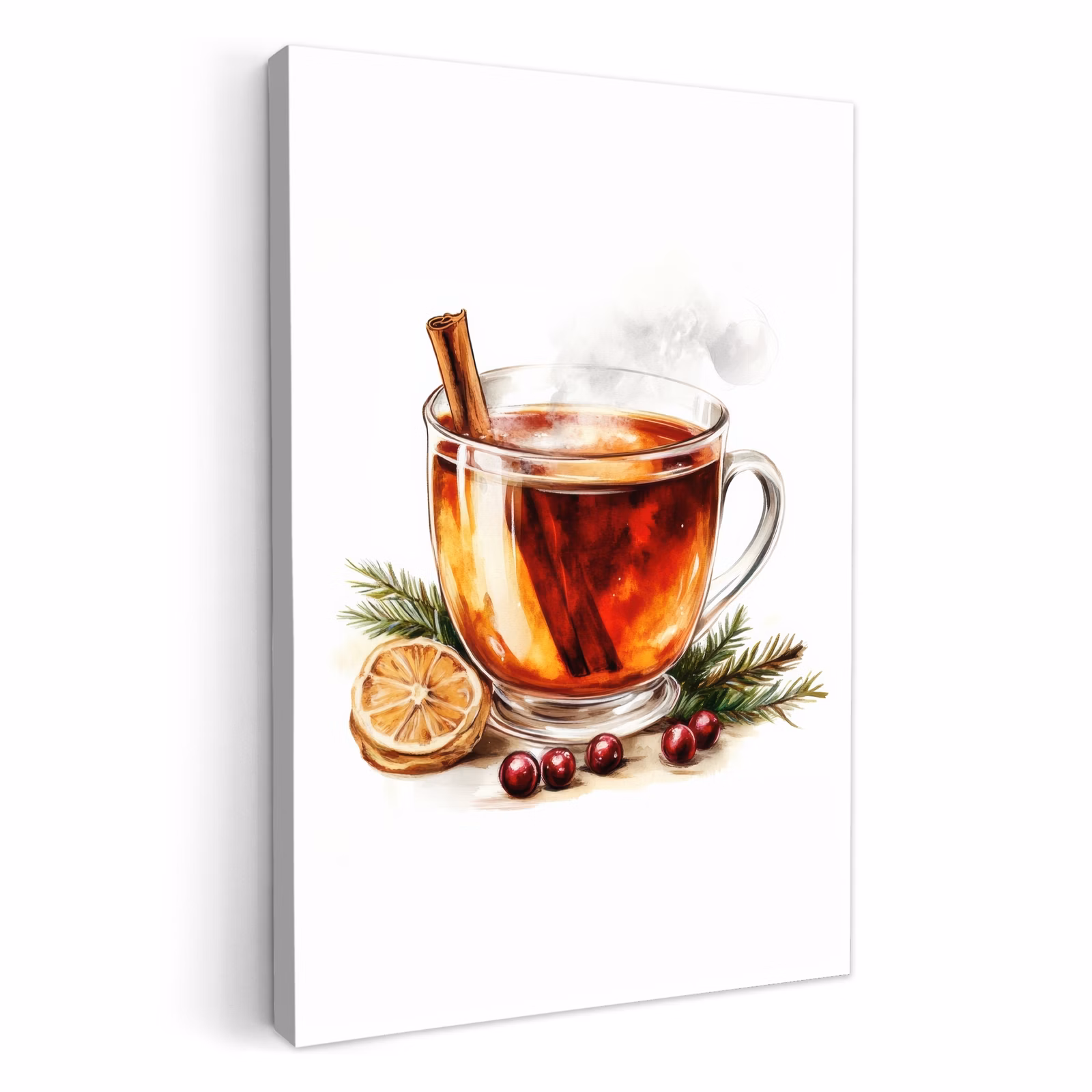 Tableau sur toile - Thé - Chaud - Hiver - Ambiance — 1