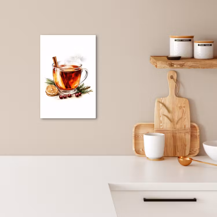 Tableau sur toile - Thé - Chaud - Hiver - Ambiance — 2
