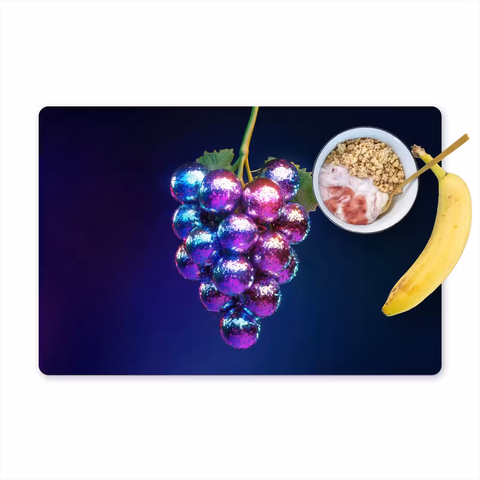 Sets de table - Violet - Disco - Fête - Raisin — 1