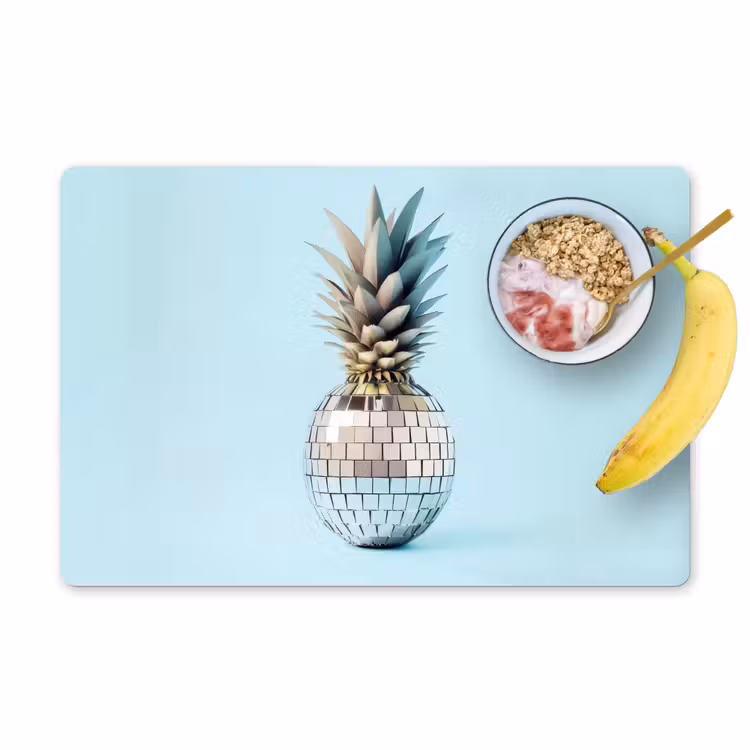 Sets de table - Bleu - Ananas - Disco - Discoball — 1