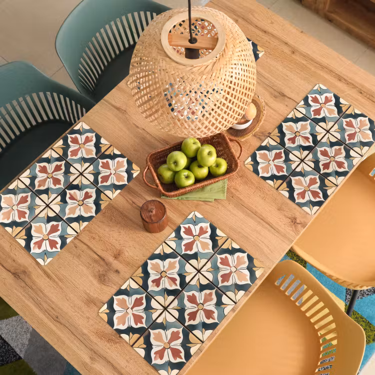 Sets de table - Décoration - Carreaux - Espagnol - Vintage — 3