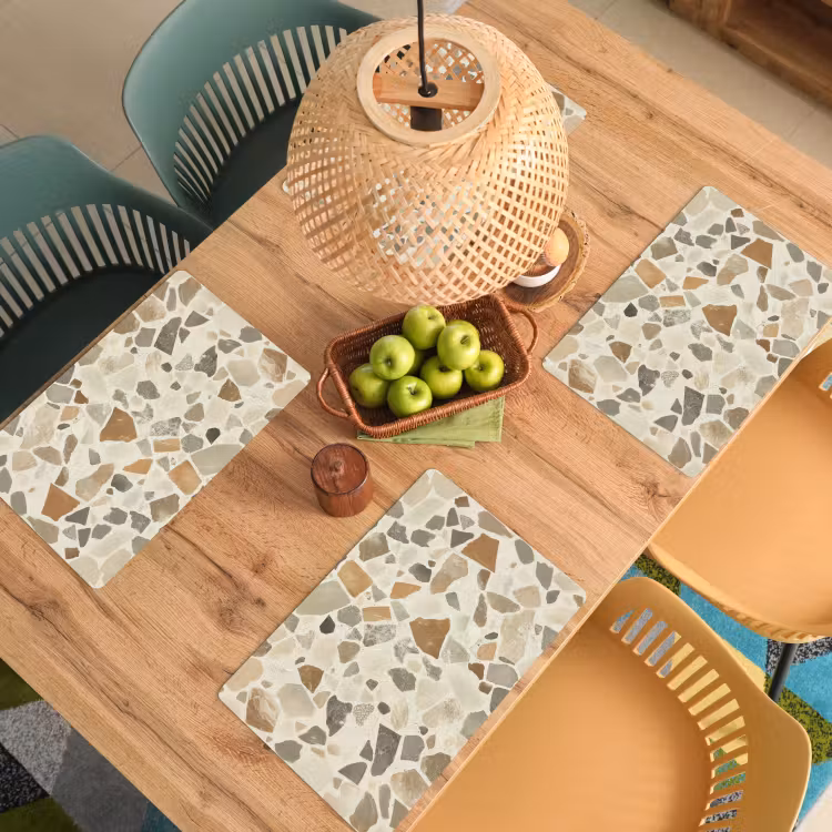Sets de table - Pierres - Terrazzo - Décoration - Carreaux — 3