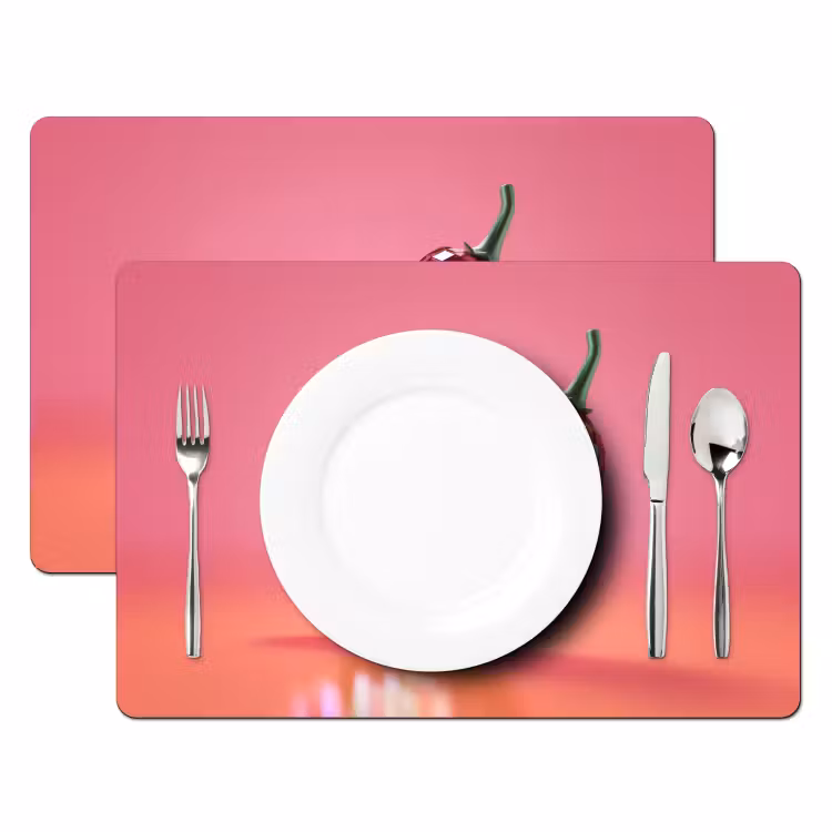 Sets de table - Poivre - Disco - Rouge - Paillettes — 2