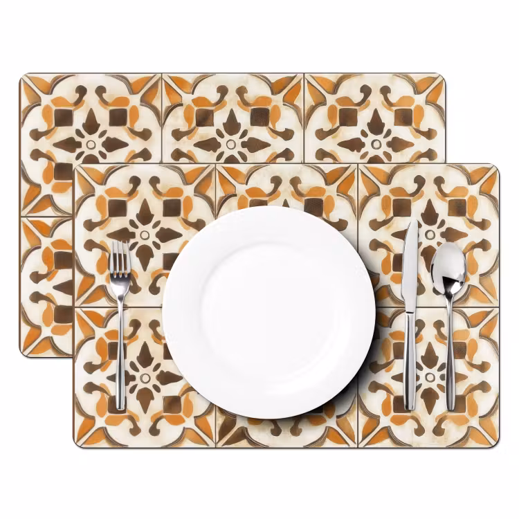 Sets de table - Vintage - Espagnol - Décoration - Céramique — 2