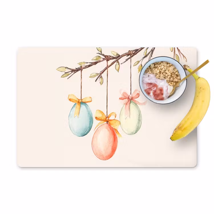 Set de table – 6 pièces - Gâteau de Pâques - Noeud - Œufs — 1
