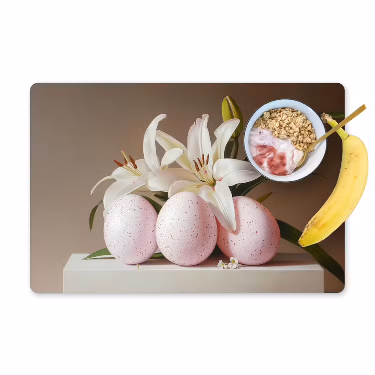 Set de table – 6 pièces - Lys - Œufs - Pâques — 1