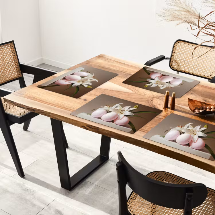 Set de table – 6 pièces - Lys - Œufs - Pâques — 4