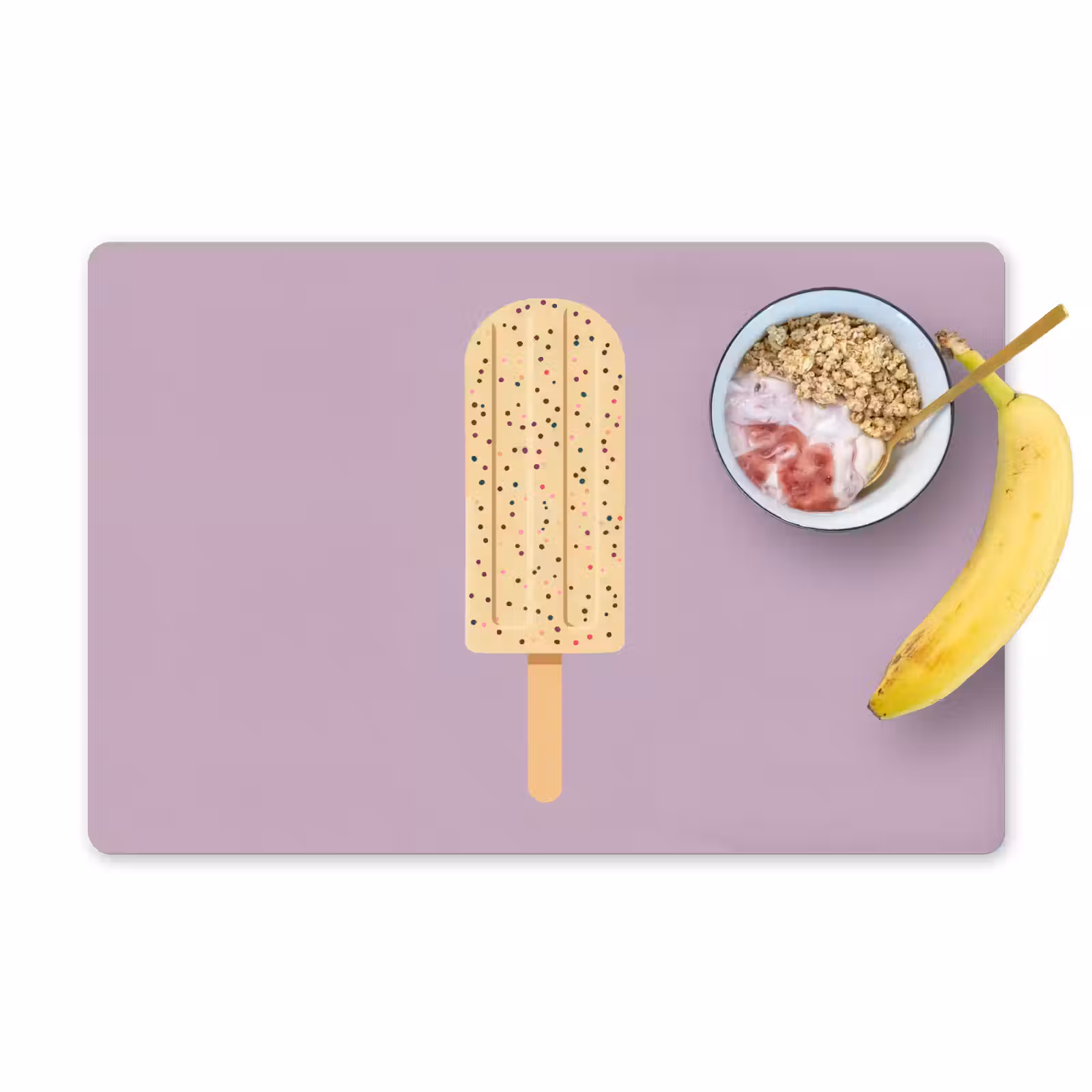 Sets de table - Beige - Glace - Moucheté — 1