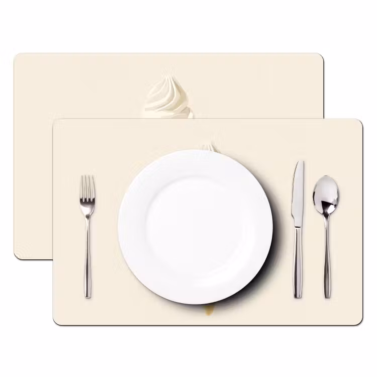 Sets de table - Cornet de glace - Blanc — 2