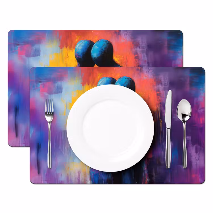 Sets de table - Embrasser - Corps - Violet — 2