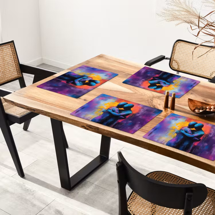 Sets de table - Embrasser - Corps - Violet — 4