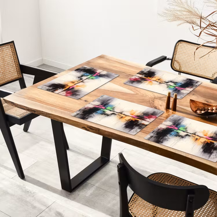 Sets de table - Abstrait - Explosion de couleurs - Paysage — 4