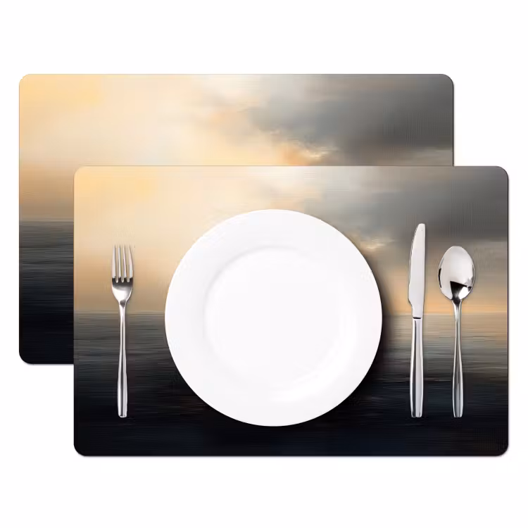 Sets de table en vinyle - Soleil - Horizon - Mer — 2