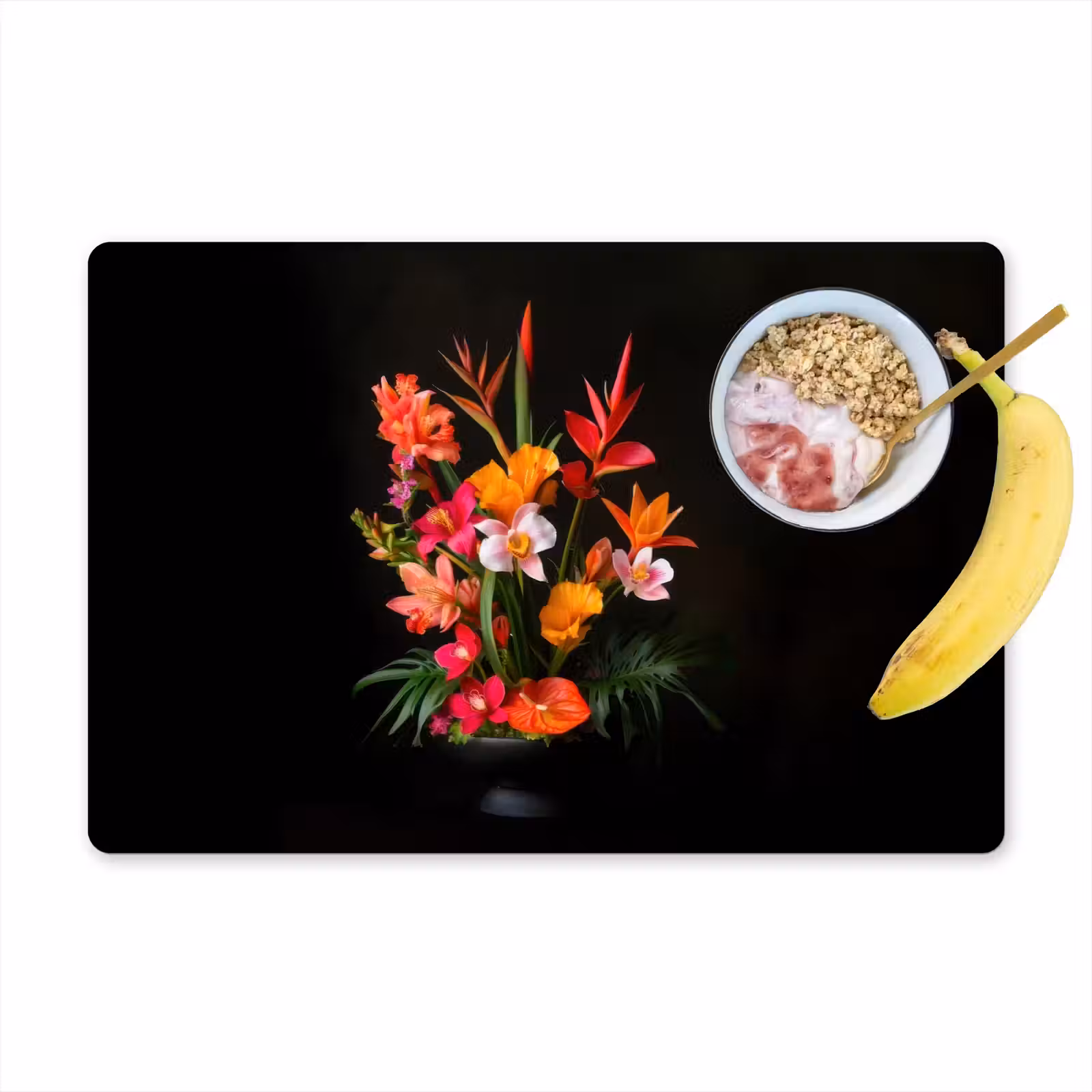 Sets de table en vinyle - Bouquet - Fleurs - Exotique — 1