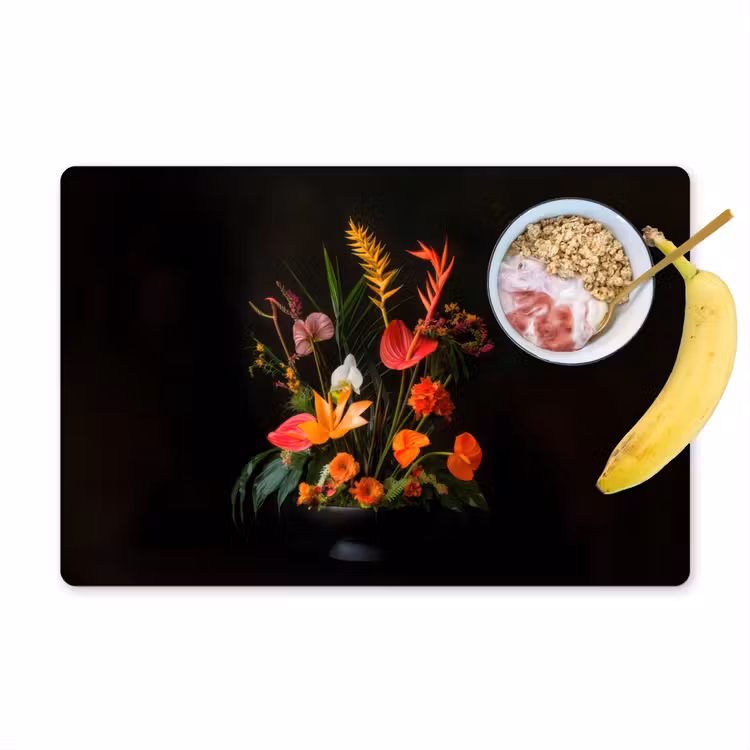 Sets de table en vinyle - Bol - Bouquet - Fleurs — 1