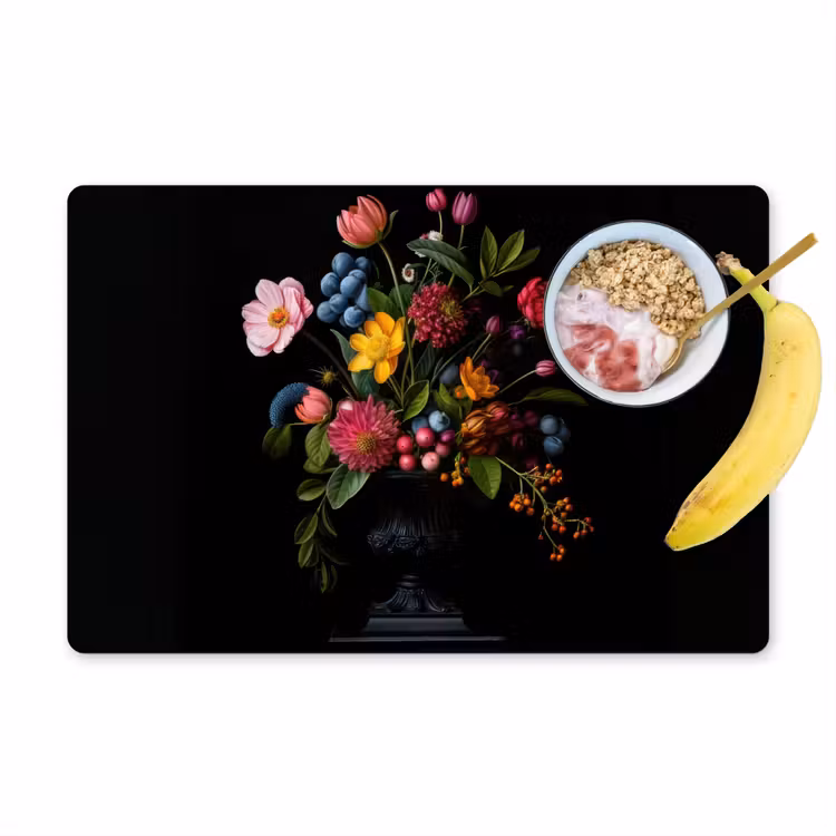 Sets de table en vinyle - Fleurs - Gaieté - Vase — 1