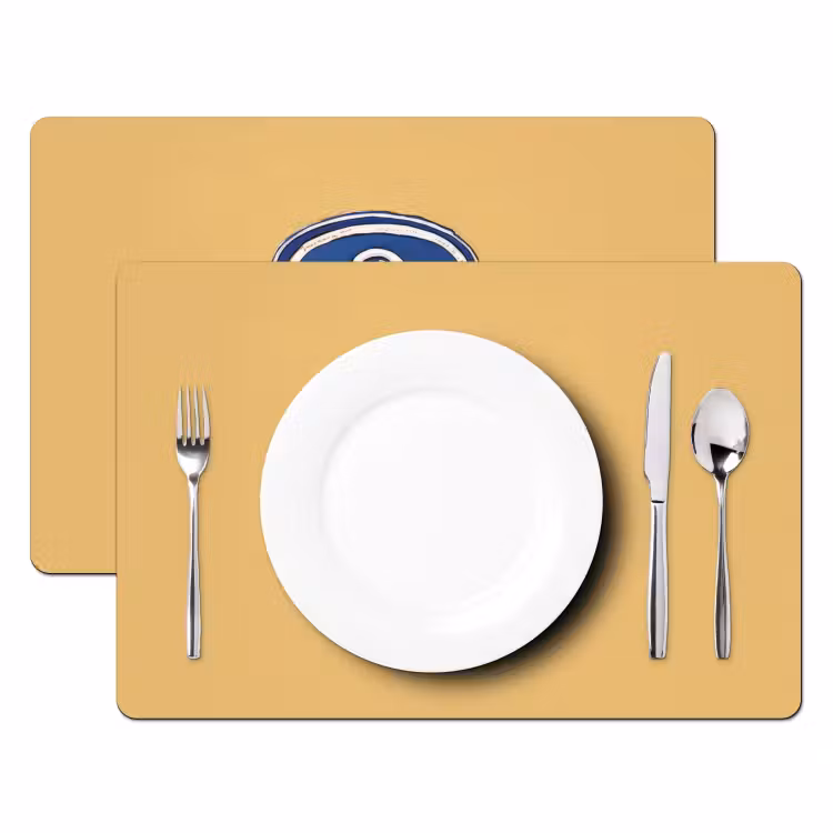 Sets de table - Etain - Minimaliste - Bleu - Illustration — 2