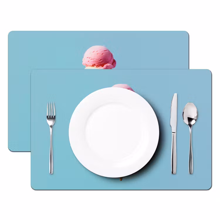 Sets de table - Pelle à glace - cône - Bleu — 2