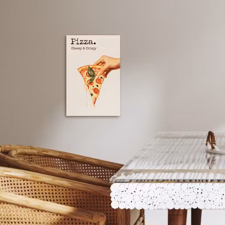 Tableau sur toile - Pizza - Fromage - Pepperoni — 4