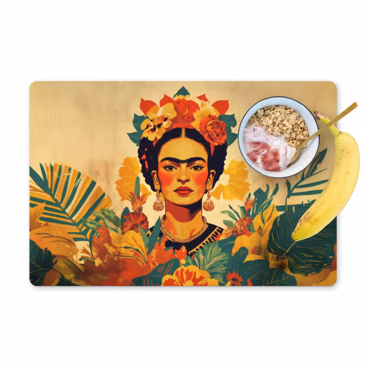 Sets de table en vinyle - Féminin - Fleurs - Bijoux — 1