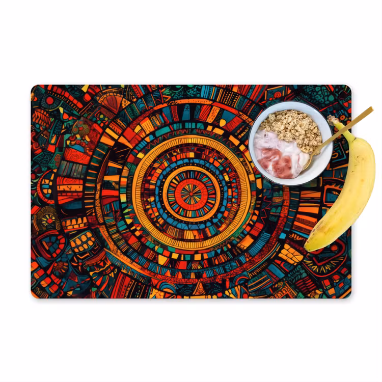 Sets de table en vinyle - Mandala - Cercles - Motifs — 1