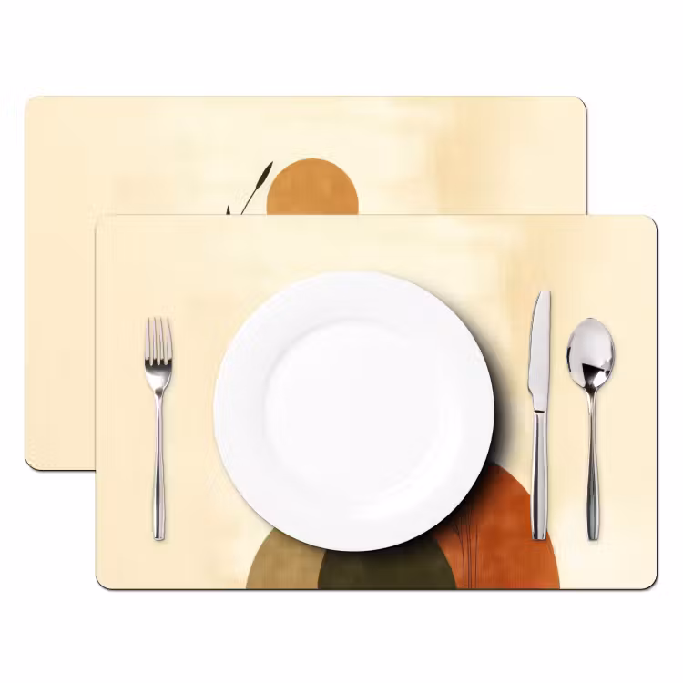 Sets de table en vinyle - Plantes - Abstrait - Formes — 2