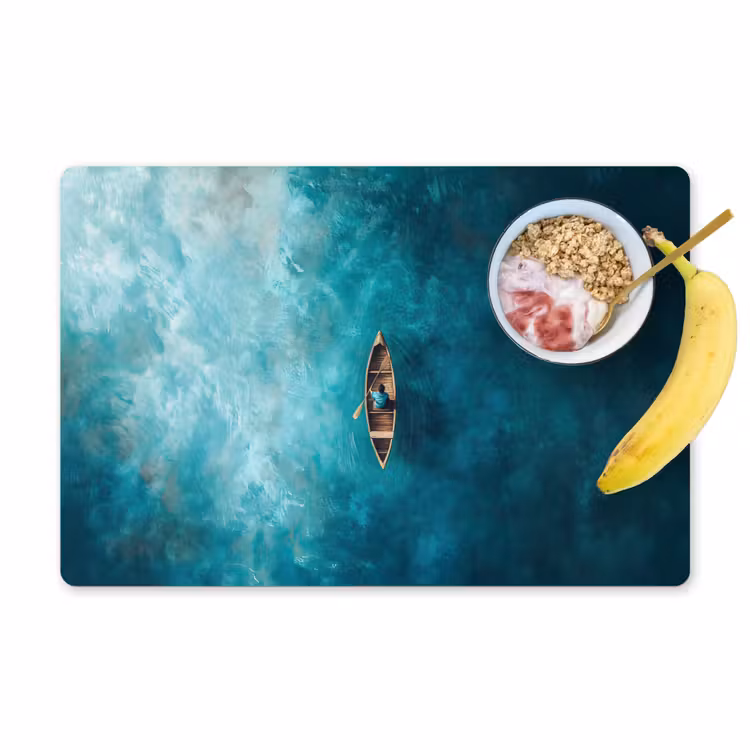 Sets de table en vinyle - Bateau - Eau - Bleu — 1