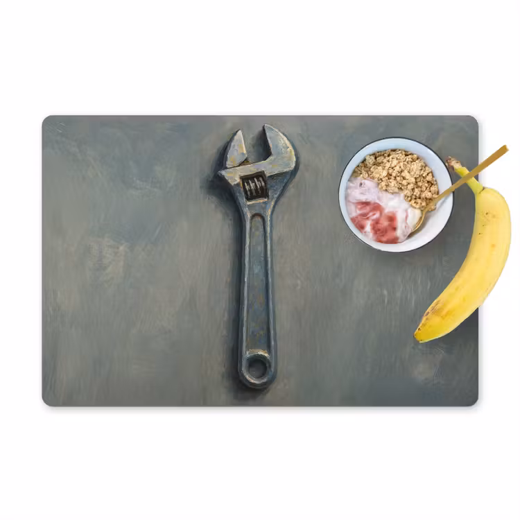 Sets de table en vinyle - Clé à molette - Outils - Peinture — 1