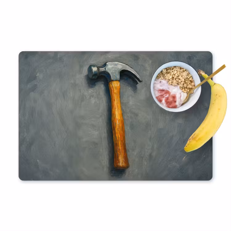 Sets de table en vinyle - Marteau - Peinture - Outils — 1