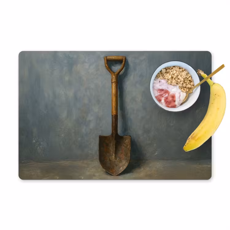 Sets de table en vinyle - Pelle - Outils - Peinture — 1