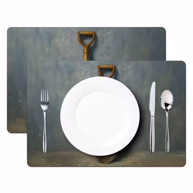 Sets de table en vinyle - Pelle - Outils - Peinture — 2