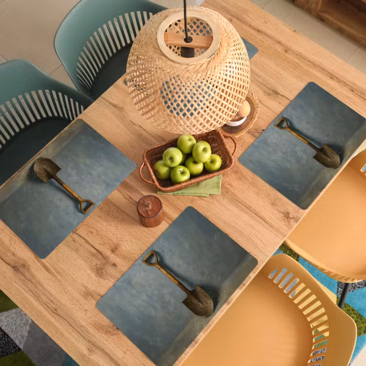 Sets de table en vinyle - Pelle - Outils - Peinture — 3