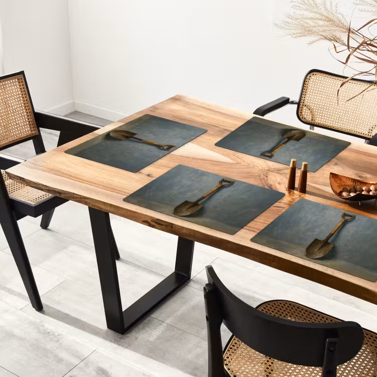 Sets de table en vinyle - Pelle - Outils - Peinture — 4