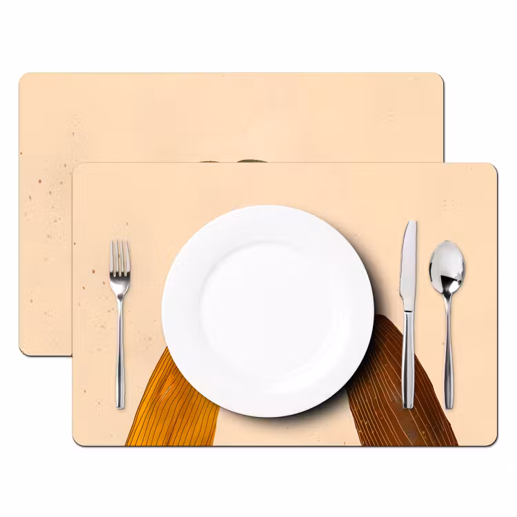Sets de table - Illustration - Mugs - Cheers - Marron — 2