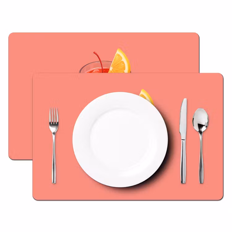 Sets de table - Verre - Glaçons - Citron - Cerise — 2