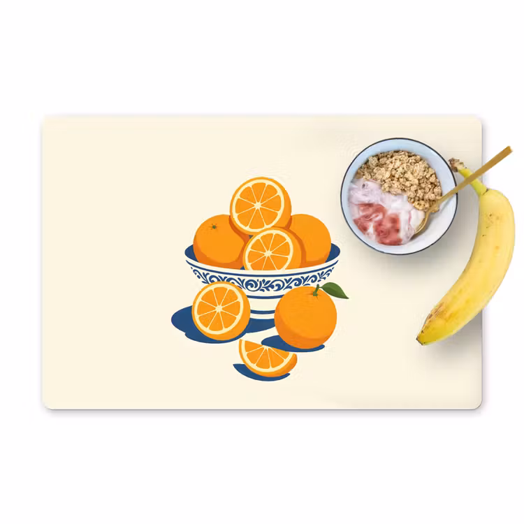 Sets de table - Bol - Minimaliste - Orange - Oranges — 1