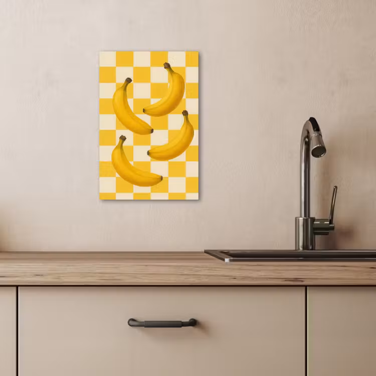 Tableau sur toile - Bananes - Jaune - Bloqué — 4