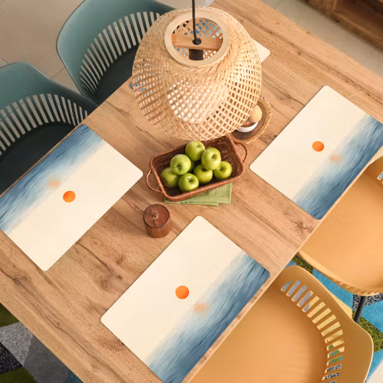 Sets de table - Soleil - Orange - Mer — 3