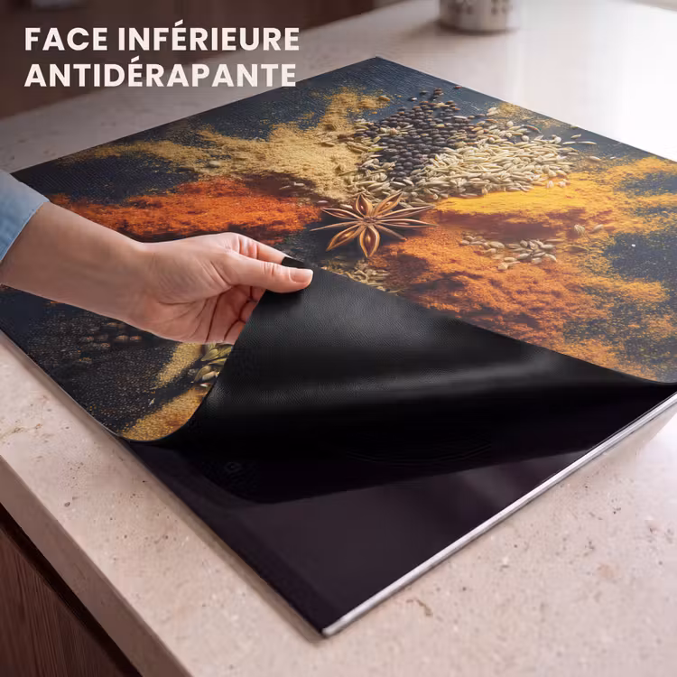 Protection plaque induction - Épices - Explosion - Orange — 7