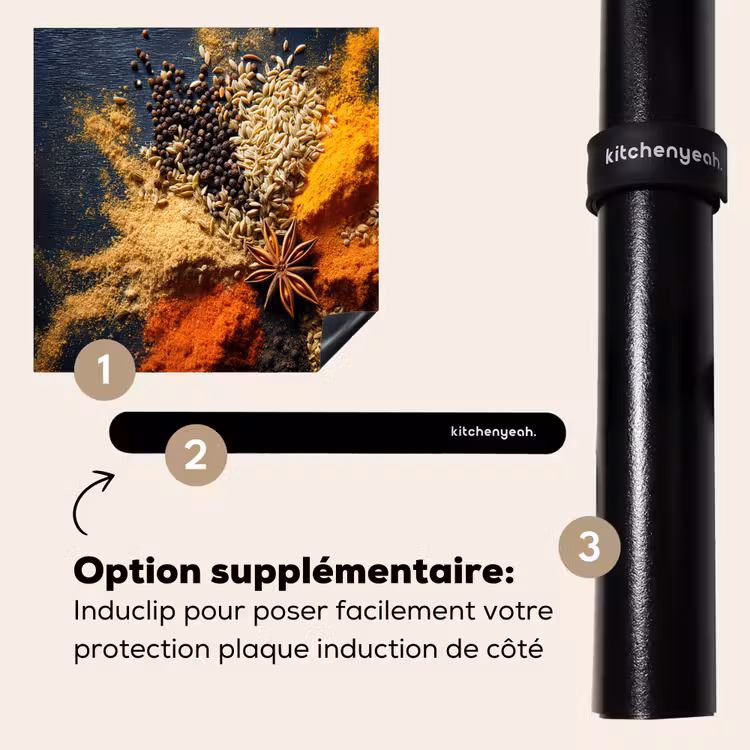 Protection plaque induction - Épices - Explosion - Orange — 8
