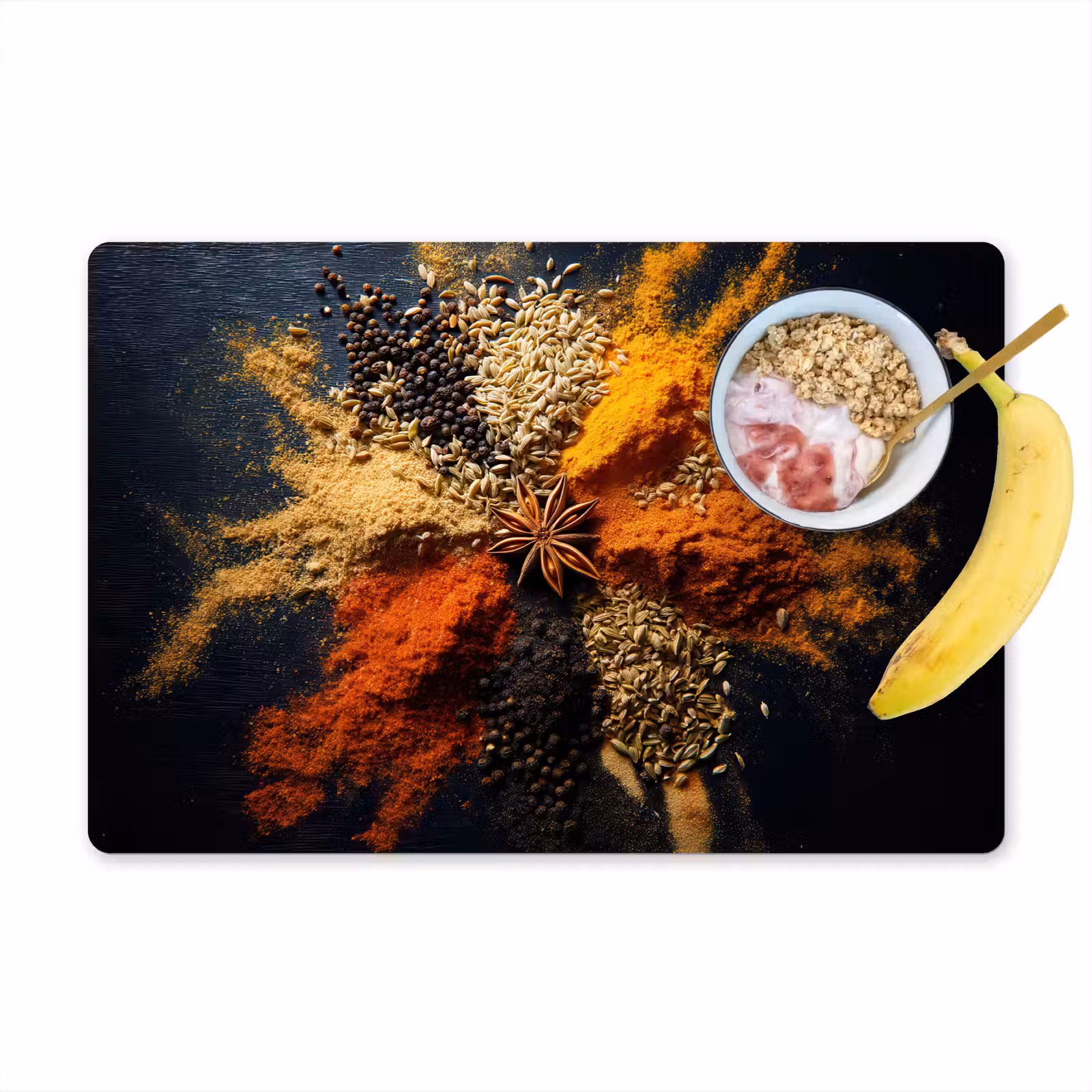 Sets de table en vinyle - Épices - Explosion - Orange — 1
