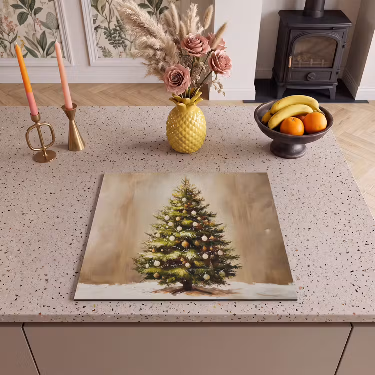 Protection plaque induction - Noël - Atmosphère - Vert — 3