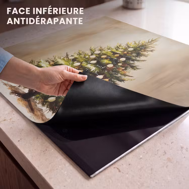 Protection plaque induction - Noël - Atmosphère - Vert — 7