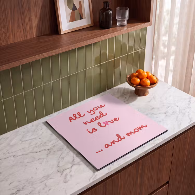 Protection plaque induction - Mère - Amour - Texte - Rouge — 3