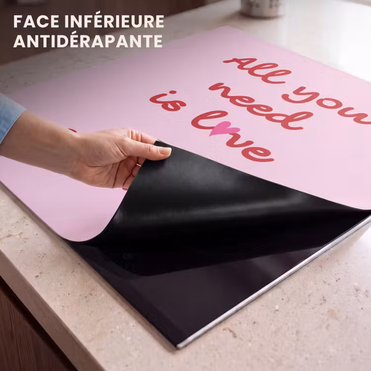 Protection plaque induction - Mère - Amour - Texte - Rouge — 6
