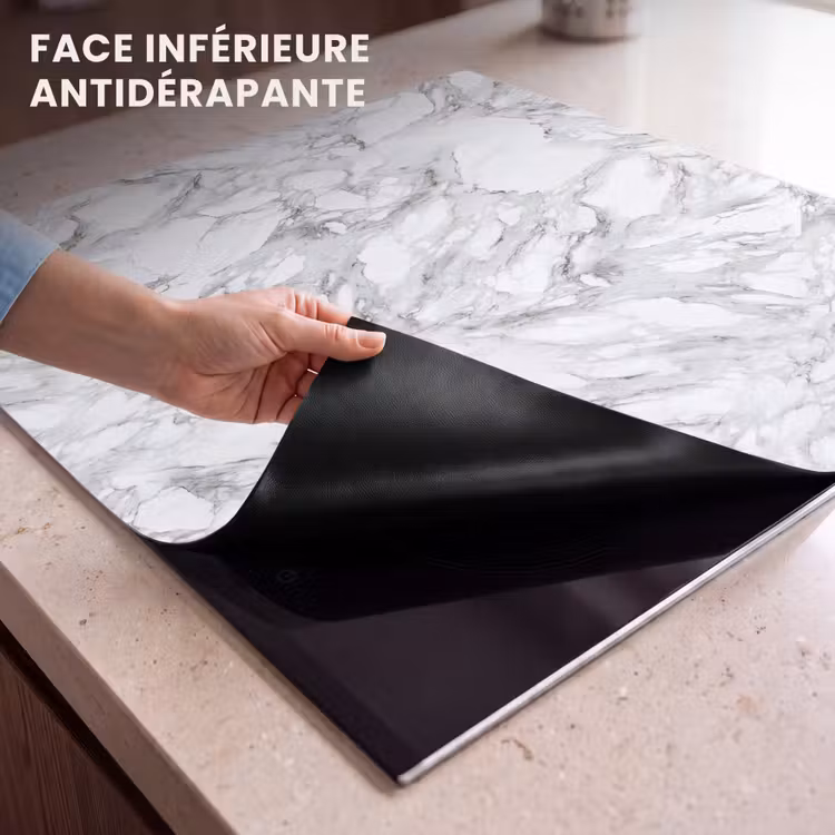 Protection plaque induction - Marbre - Couche - Rupture - Structure grise — 7