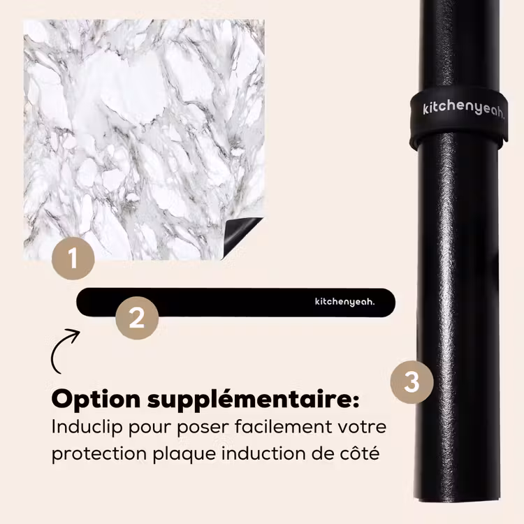 Protection plaque induction - Marbre - Couche - Rupture - Structure grise — 8